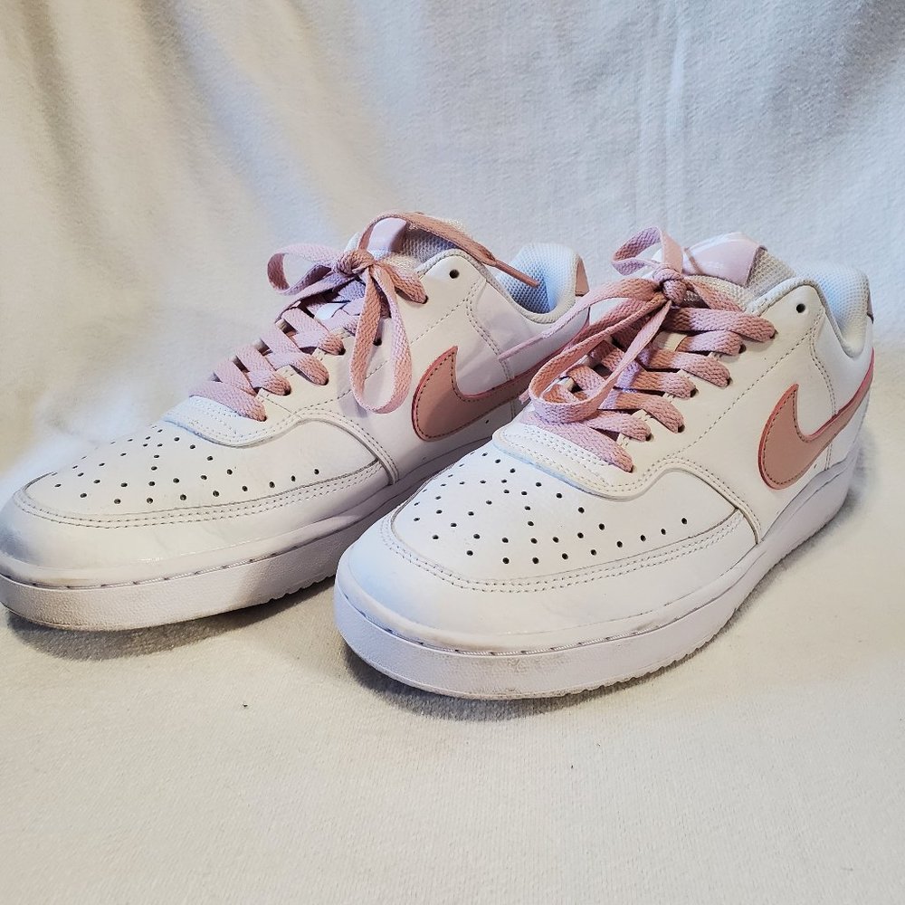Nike Court Vision Low 'Next Nature Sail White Pink Oxford' Women's 11/Men's 9.5